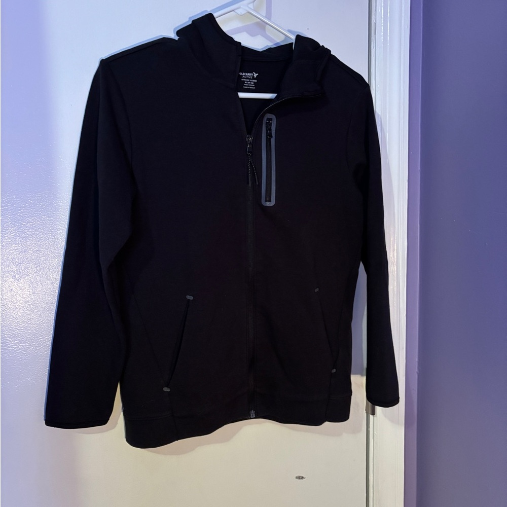 Old Navy Kids Black Zip-Up Hoodie